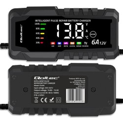 Ładowarka inteligentna Qoltec mikroprocesorowa 12V 6A | Pros… | PartsPC.pl