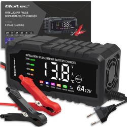 Ładowarka inteligentna Qoltec mikroprocesorowa 12V 6A | Pros… | PartsPC.pl