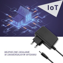 Zasilacz sieciowy Qoltec wtyczkowy 5W | 5V | 1A | 5.5*2.1 | PartsPC.pl