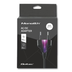 Zasilacz Qoltec desktopowy 60W | 12V | 5A | 5.5*2.1 | + kabel zasilający