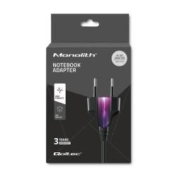 Zasilacz sieciowy Qoltec desktopowy 60W | 12V | 5A | 5.5*2.1 | + kabel