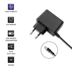 Zasilacz wtyczkowy Qoltec 5W | 5V | 1A | 5.5*2.5 | PartsPC.pl