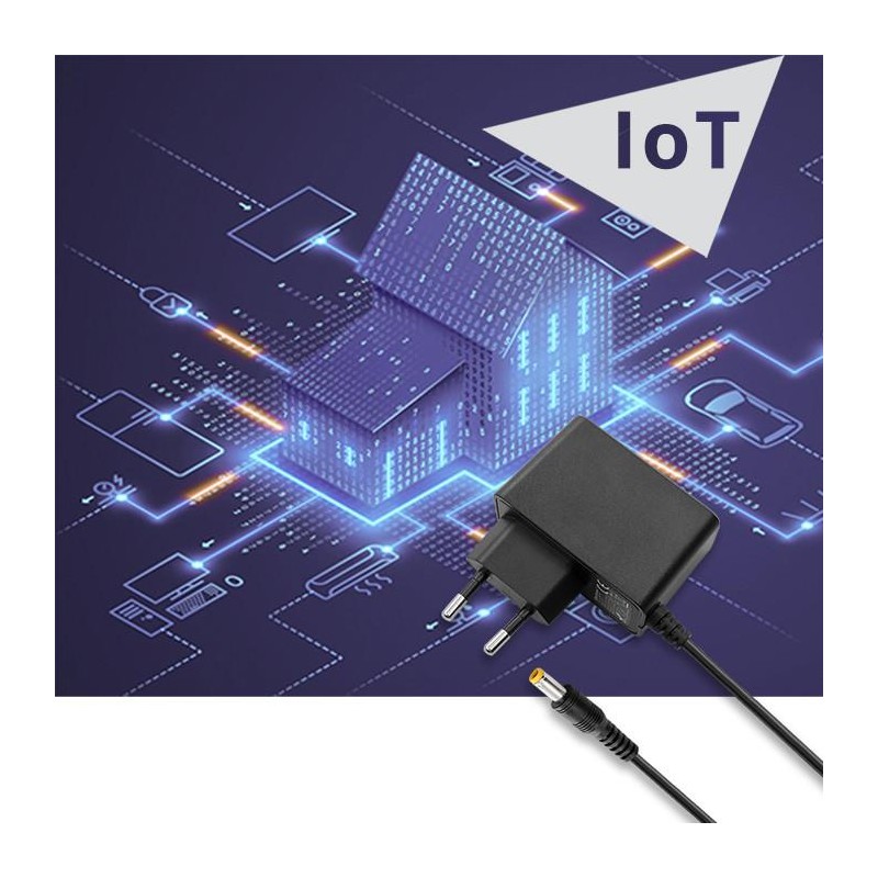 Zasilacz wtyczkowy Qoltec 5W | 5V | 1A | 5.5*2.5 | PartsPC.pl