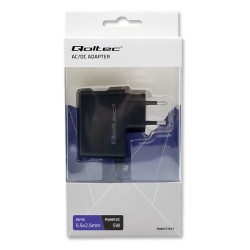 Zasilacz wtyczkowy Qoltec 5W | 5V | 1A | 5.5*2.5 | PartsPC.pl