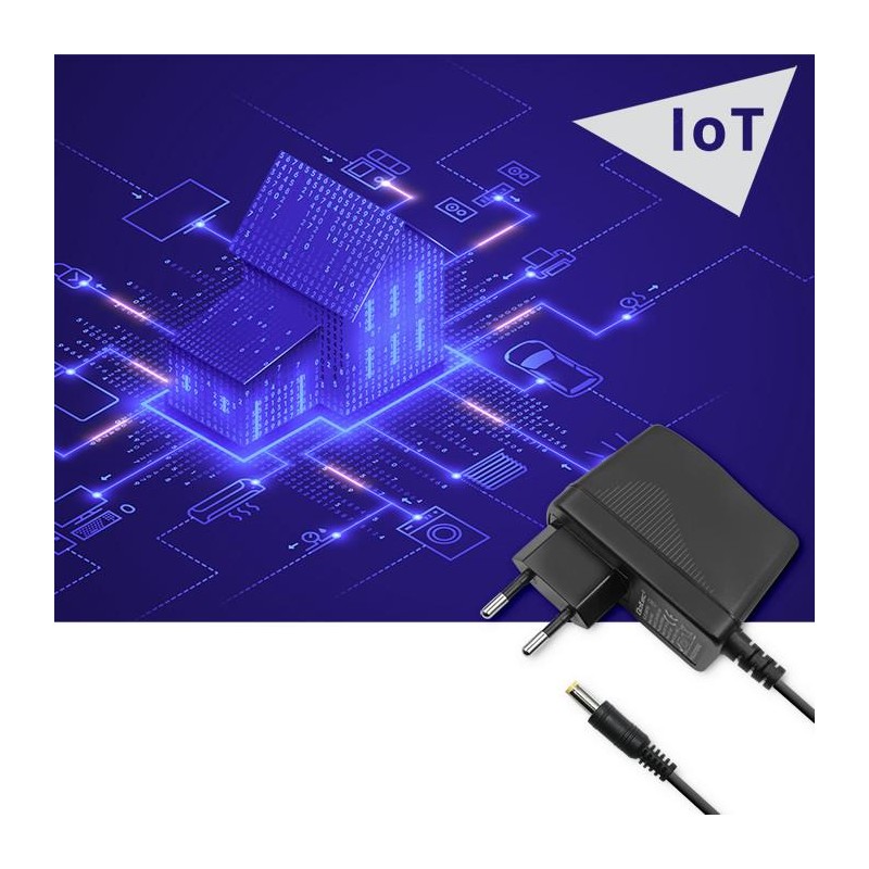 Zasilacz wtyczkowy Qoltec 24W | 12V | 2A | 5.5*2.5