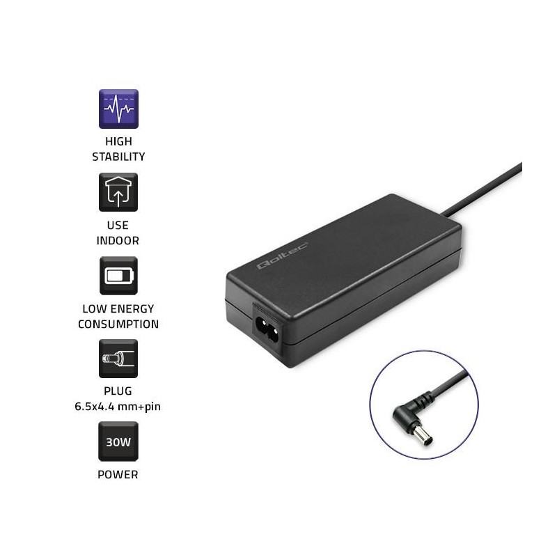 Zasilacz sieciowy Qoltec do monitora Samsung 30W | 14V | 2.1… | PartsPC.pl