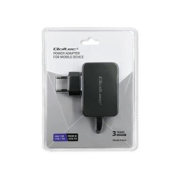 Ładowarka sieciowa Qoltec 65W | 5-20V | 3-3.25A | USB typ C … | PartsPC.pl