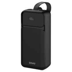 Powerbank Savio BA-10 30000mAh czarny | PartsPC.pl