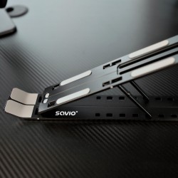 Podstawka biurowa pod laptop, tablet SAVIO PB-05, aluminiowa… | PartsPC.pl