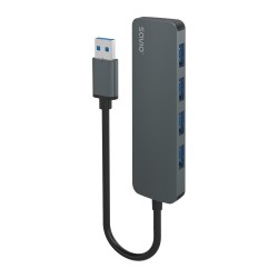 HUB USB-A 3.1 SAVIO AK-58 z adapterem RJ-45 3-portowy | PartsPC.pl