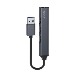 Hub USB SAVIO AK-70 USB-A - 3 x USB-A 2.0, 1 x USB-A 3.0 | PartsPC.pl
