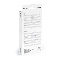 Hub USB SAVIO AK-70 USB-A - 3 x USB-A 2.0, 1 x USB-A 3.0 | PartsPC.pl