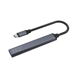 Hub USB SAVIO AK-71 USB-C - 3 x USB-A 2.0, 1 x USB-A 3.1 Gen… | PartsPC.pl