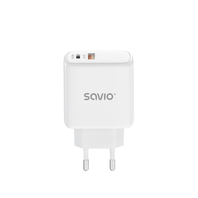 Ładowarka sieciowa Savio LA-06 USB Quick Charge Power Delivery 3.0 30W,