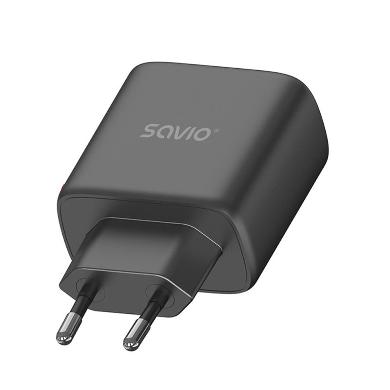Ładowarka sieciowa Savio LA-06/B USB Quick Charge Power Delivery 3.0 30W,