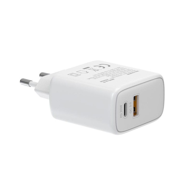Ładowarka sieciowa z kablem USB-C Savio LA-10 30W Quick Charge, Power