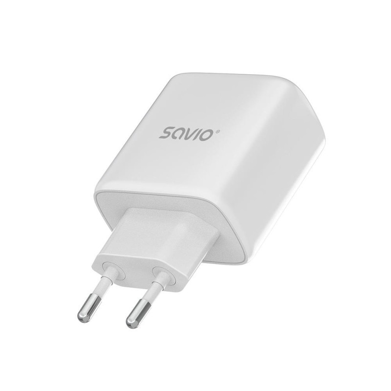 Ładowarka sieciowa z kablem USB-C Savio LA-10 30W Quick Charge, Power
