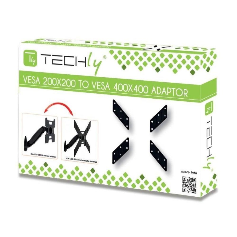 Adapter uniwersalny Techly VESA 200x200 do 400x400 | PartsPC.pl