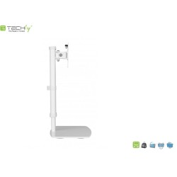 Uchwyt biurkowy Techly 17"-27", 6kg pionowy | PartsPC.pl