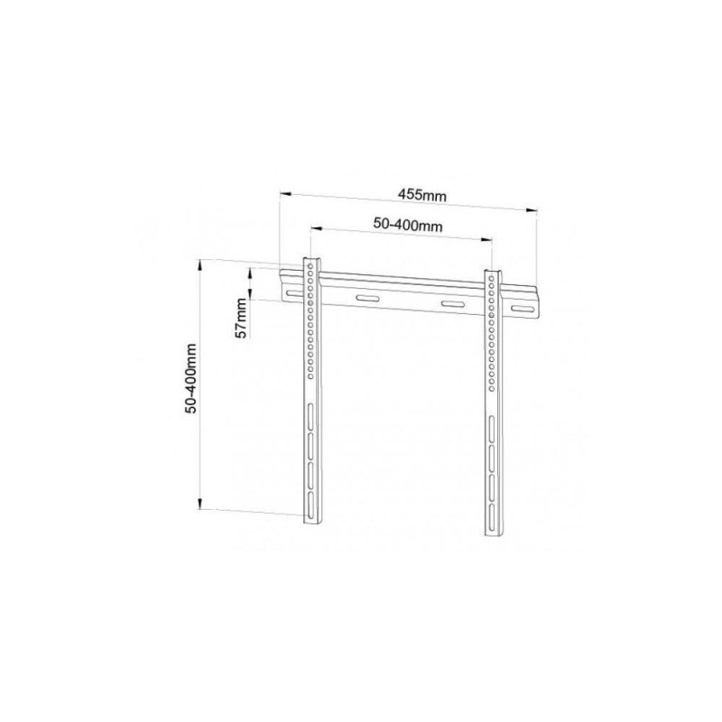 Uchwyt ścienny LCD/LED Techly 23"-55", 45 kg slim