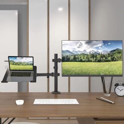 Uchwyt biurkowy Techly 13'-32", z półką na laptopa 12"-17" r… | PartsPC.pl
