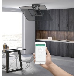 Uchwyt sufitowy elektryczny Techly 32"-70", 35kg składany