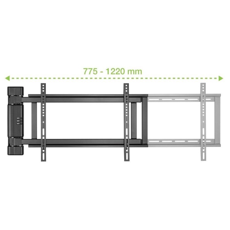 Uchwyt ścienny Techly 32"-75", 50kg, elektryczny obrót