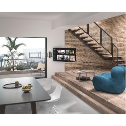 Uchwyt ścienny Techly 32"-75", 50kg, elektryczny obrót