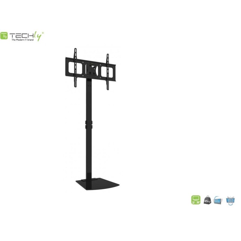 Stojak podłogowy Techly 32"-70", 45kg regulowany
