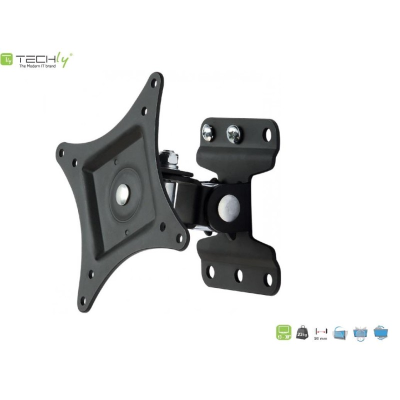 Uchwyt ścienny Techly 13"-30", 23kg obrotowy | PartsPC.pl