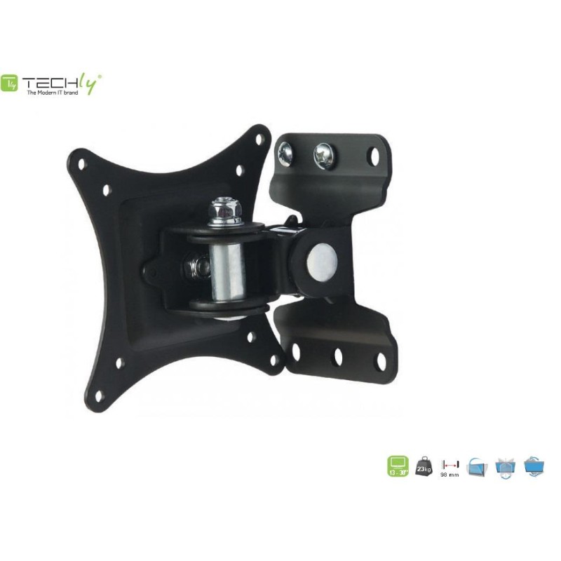 Uchwyt ścienny Techly 13"-30", 23kg obrotowy | PartsPC.pl