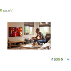 Uchwyt ścienny Techly 42"-80", 60kg slim | PartsPC.pl