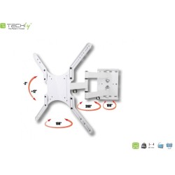 Uchwyt ścienny Techly 23"-55", 45kg obrotowy | PartsPC.pl