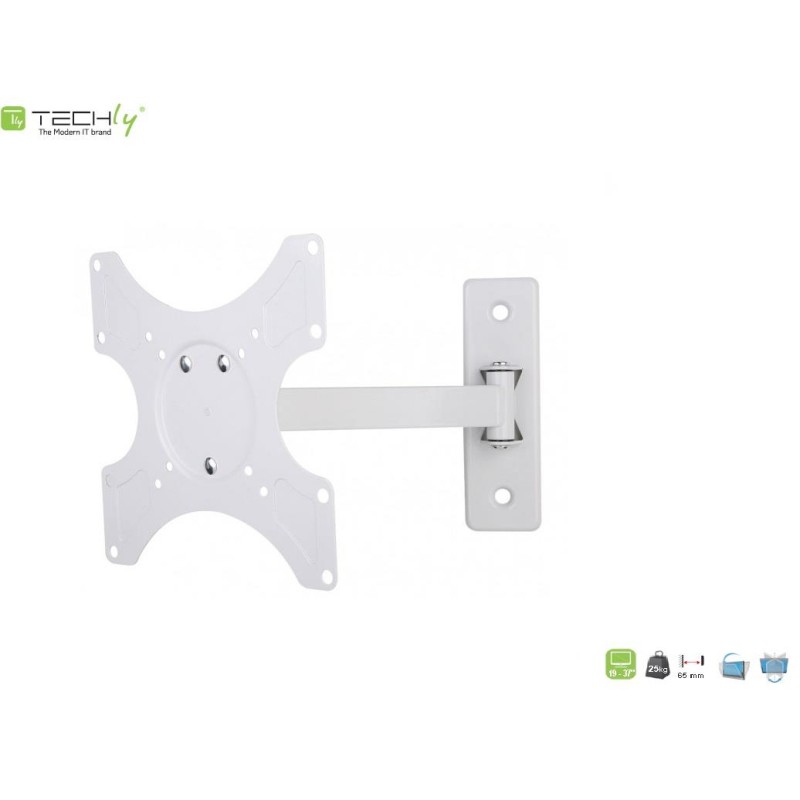 Uchwyt ścienny Techly 19"-37", 25kg obrotowy | PartsPC.pl