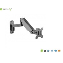 Uchwyt ścienny Techly 17"-32", 8kg Sprężyna Gazowa | PartsPC.pl