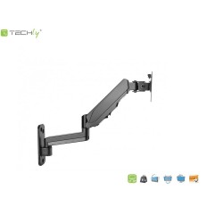 Uchwyt ścienny Techly 17"-32", 8kg Sprężyna Gazowa | PartsPC.pl