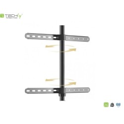 Stojak podłogowy Techly 45"-65", 35kg drewno | PartsPC.pl
