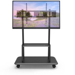 Stojak mobilny Techly 55"-120" 150kg z półką | PartsPC.pl