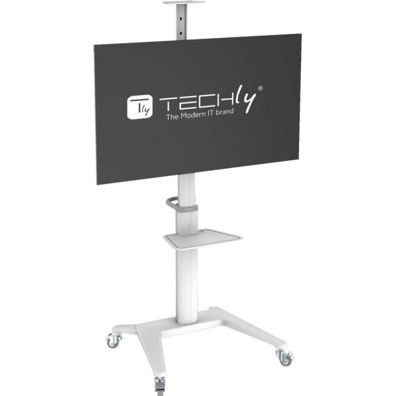 Stojak mobilny Techly 37''-70'', 70kg 2 półki