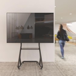 Stojak mobilny Techly 60"-105", 100kg Z półką | PartsPC.pl