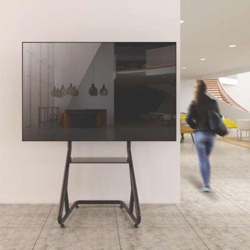 Stojak mobilny Techly 60"-105", 100kg Z półką | PartsPC.pl