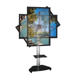 Stojak mobilny Techly 37"-70", 40kg regulowany | PartsPC.pl