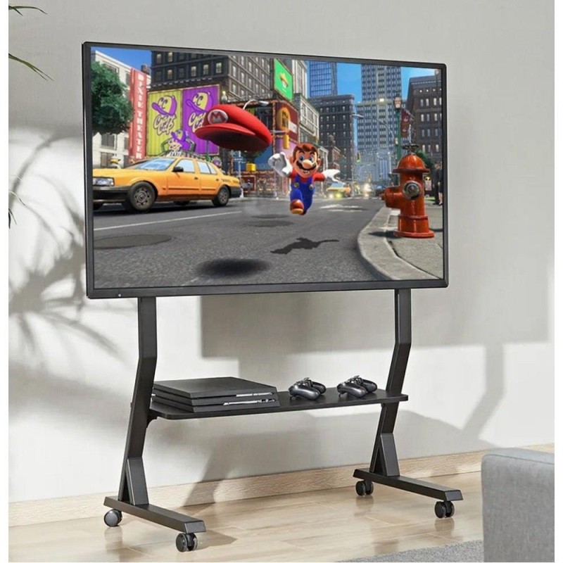 Stojak mobilny Techly 45''-90'', 60kg, półka AV | PartsPC.pl