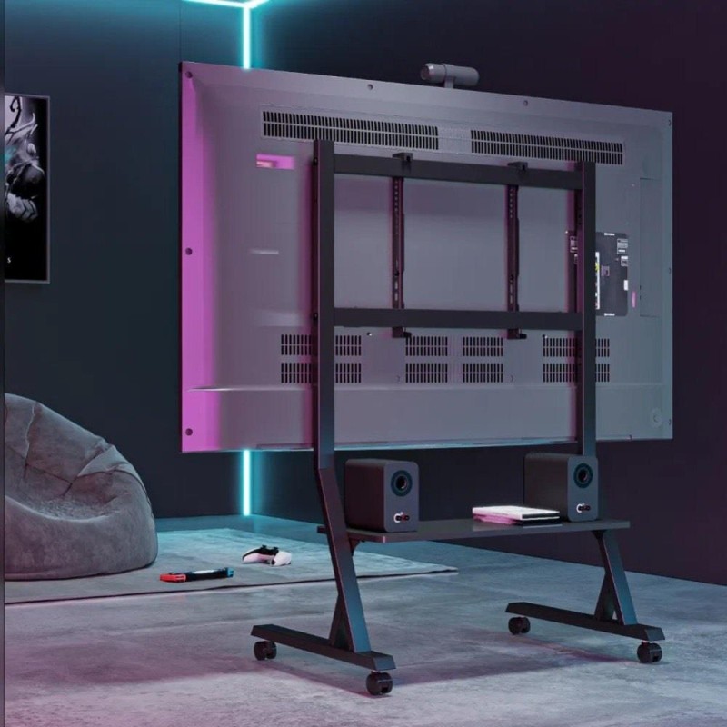 Stojak mobilny Techly 45''-90'', 60kg, półka AV | PartsPC.pl
