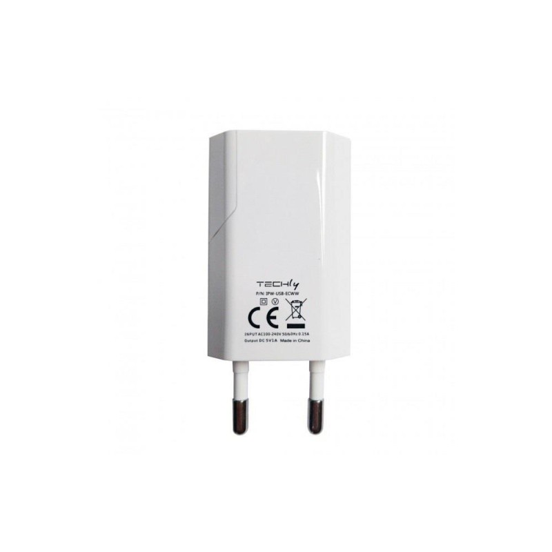 Ładowarka sieciowa Techly USB 5V 1A biała | PartsPC.pl