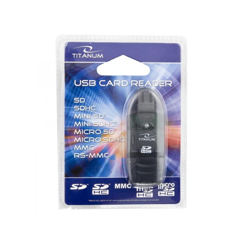 Czytnik kart SDHC/MicroSDHC Titanum TA101K (SDHC Pen... | PartsPC.pl
