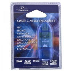 Czytnik kart SDHC/MicroSDHC Titanum TA101B (SDHC Pen Drive)… | PartsPC.pl