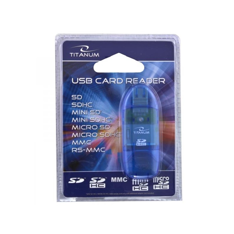 Czytnik kart SDHC/MicroSDHC Titanum TA101B (SDHC Pen Drive)… | PartsPC.pl