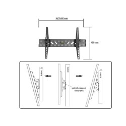 Uchwyt Tracer Wall 660 LED\LCD (32"-60") | PartsPC.pl