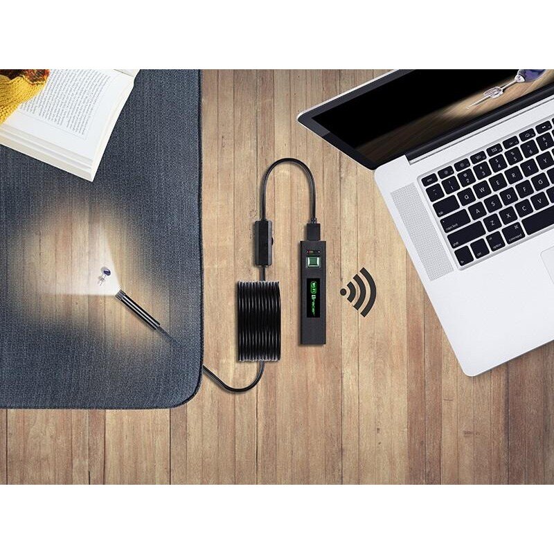 Kamera endoskopowa Tracer HardWire 5m 8mm LED WiFi | PartsPC.pl